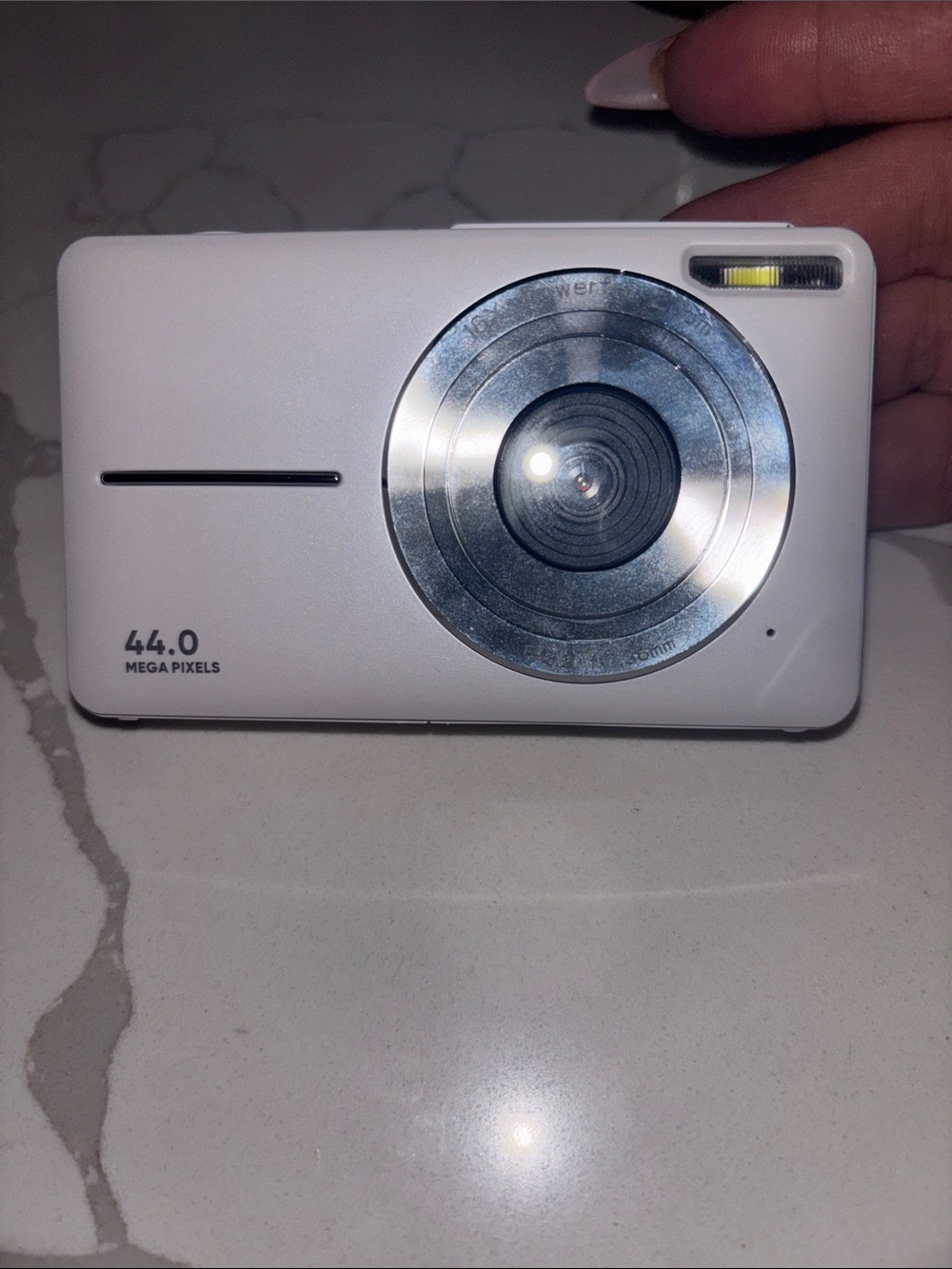 44.0 Megapixel Digital Camera - White with Silver Lens